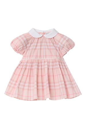 pink cotton dress BURBERRY KIDS | 8117519A2217
